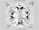 Natural Diamond 0.56 Carats, Princess with  Cut, D Color, IF Clarity and Certified by GIA