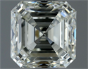 Natural Diamond 1.00 Carats, Asscher with  Cut, I Color, VS2 Clarity and Certified by IGI