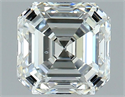Diamante Natural 1.05 quilates, Asscher , Color H, claridad SI1 y certificado GIA