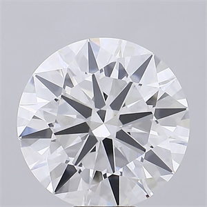 Picture of Lab Grown Diamond 10.03 Carats, Round with Ideal Cut, F Color, VVS2 Clarity and Certified by IGI