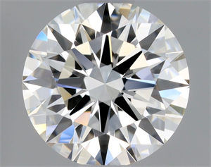 Foto Diamante Natural 0.71 quilates, Redondo , Color H, claridad IF y certificado GIA de