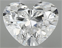 Natural Diamond 0.30 Carats, Heart with  Cut, E Color, VS1 Clarity and Certified by GIA