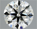 Natural Diamond 0.70 Carats, Round with Very Good Cut, I Color, VS1 Clarity and Certified by GIA