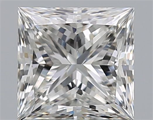 Picture of Natural Diamond 1.30 Carats, Princess with  Cut, H Color, VS2 Clarity and Certified by GIA