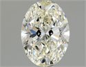 Diamante Natural 1.20 quilates, Ovalado , Color K, claridad VVS2 y certificado GIA