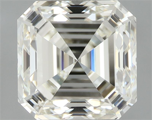 Picture of Natural Diamond 1.02 Carats, Asscher with  Cut, I Color, IF Clarity and Certified by IGI