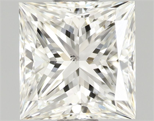 Foto Diamante Natural 1.01 quilates, Princesa , Color I, claridad SI1 y certificado GIA de
