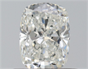 Natural Diamond 0.54 Carats, Cushion with  Cut, I Color, VVS2 Clarity and Certified by GIA