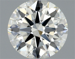 Picture of Natural Diamond 0.71 Carats, Round with Excellent Cut, I Color, VS1 Clarity and Certified by GIA