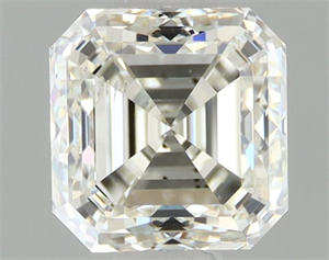 Foto Diamante Natural 1.02 quilates, Asscher , Color H, claridad SI1 y certificado IGI de