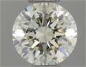 Diamante Natural 0.41 quilates, Redondo , Color M, claridad VVS1 y certificado IGI