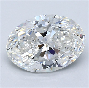 Picture of Natural Diamond 2.01 Carats, Oval with  Cut, G Color, VS2 Clarity and Certified by GIA
