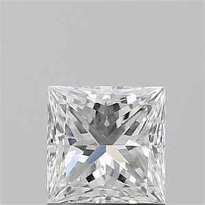 Foto Diamante Natural 1.08 quilates, Princesa , Color F, claridad VVS2 y certificado GIA de