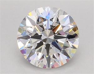 Picture of Lab Grown Diamond 3.05 Carats, Round with Ideal Cut, E Color, VVS2 Clarity and Certified by IGI