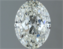 Natural Diamond 0.90 Carats, Oval with  Cut, I Color, VVS1 Clarity and Certified by GIA
