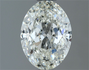 Picture of Natural Diamond 0.90 Carats, Oval with  Cut, I Color, VVS1 Clarity and Certified by GIA
