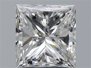 Foto Diamante Natural 2.00 quilates, Princesa , Color G, claridad SI2 y certificado HRD de