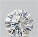 Natural Diamond 1.01 Carats, Round with Excellent Cut, F Color, SI1 Clarity and Certified by GIA