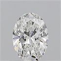 Natural Diamond 0.51 Carats, Oval with  Cut, E Color, VS2 Clarity and Certified by GIA