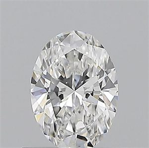 Picture of Natural Diamond 0.51 Carats, Oval with  Cut, E Color, VS2 Clarity and Certified by GIA