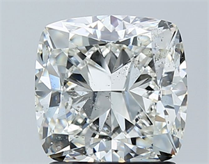 Picture of Natural Diamond 2.00 Carats, Cushion with  Cut, I Color, SI2 Clarity and Certified by GIA