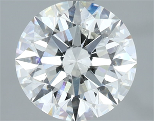 Picture of Natural Diamond 2.51 Carats, Round with Excellent Cut, H Color, SI1 Clarity and Certified by IGI