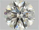 Natural Diamond 0.80 Carats, Round with Excellent Cut, L Color, VVS2 Clarity and Certified by GIA