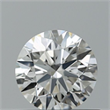 Natural Diamond 0.44 Carats, Round with Excellent Cut, F Color, IF Clarity and Certified by GIA