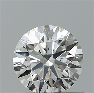 Picture of Natural Diamond 0.44 Carats, Round with Excellent Cut, F Color, IF Clarity and Certified by GIA