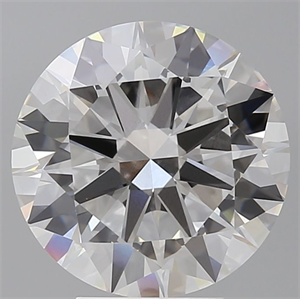 Picture of Lab Grown Diamond 5.09 Carats, Round with Excellent Cut, E Color, VVS2 Clarity and Certified by IGI