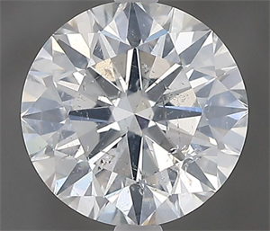 Picture of Natural Diamond 1.25 Carats, Round with Excellent Cut, G Color, SI2 Clarity and Certified by IGI