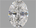 Natural Diamond 0.57 Carats, Oval with  Cut, D Color, IF Clarity and Certified by GIA