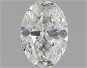 Natural Diamond 0.57 Carats, Oval with  Cut, D Color, IF Clarity and Certified by GIA