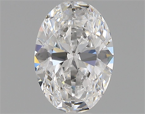 Picture of Natural Diamond 0.57 Carats, Oval with  Cut, D Color, IF Clarity and Certified by GIA