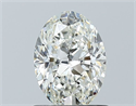 Natural Diamond 0.91 Carats, Oval with  Cut, I Color, VS2 Clarity and Certified by GIA