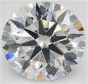 Lab Grown Diamond 3.01 Carats, Round with Excellent Cut, E Color, VS1 Clarity and Certified by GIA