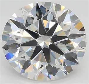 Picture of Lab Grown Diamond 3.01 Carats, Round with Excellent Cut, E Color, VS1 Clarity and Certified by GIA