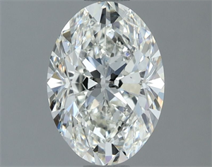 Picture of Natural Diamond 1.30 Carats, Oval with  Cut, H Color, VS2 Clarity and Certified by IGI