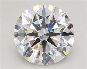 Picture of Lab Grown Diamond 4.05 Carats, Round with Ideal Cut, D Color, VVS1 Clarity and Certified by IGI