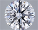 Lab Grown Diamond 2.52 Carats, Round with Excellent Cut, D Color, VVS2 Clarity and Certified by GIA