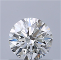 Natural Diamond 0.70 Carats, Round with Excellent Cut, F Color, IF Clarity and Certified by IGI