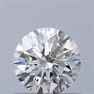 Picture of Natural Diamond 0.70 Carats, Round with Excellent Cut, F Color, IF Clarity and Certified by IGI
