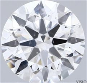 Picture of Natural Diamond 2.02 Carats, Round with Excellent Cut, E Color, I1 Clarity and Certified by GIA