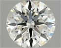 Diamante Natural 0.47 quilates, Redondo , Color J, claridad VVS1 y certificado GIA