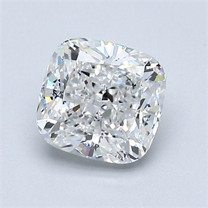 Picture of Natural Diamond 1.32 Carats, Cushion with  Cut, E Color, VS2 Clarity and Certified by GIA