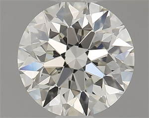 Picture of Natural Diamond 0.60 Carats, Round with Excellent Cut, K Color, VVS1 Clarity and Certified by GIA