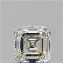 Diamante Natural 1.01 quilates, Asscher , Color K, claridad VVS1 y certificado GIA