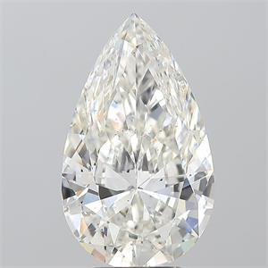 Picture of Natural Diamond 5.01 Carats, Pear with  Cut, E Color, SI1 Clarity and Certified by GIA