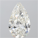 Natural Diamond 5.01 Carats, Pear with  Cut, E Color, SI1 Clarity and Certified by GIA