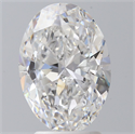 Natural Diamond 3.01 Carats, Oval with  Cut, E Color, SI1 Clarity and Certified by GIA